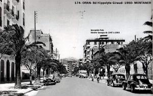 174- Oran- Bd Hippolyte Giraud- 1950- Montaner